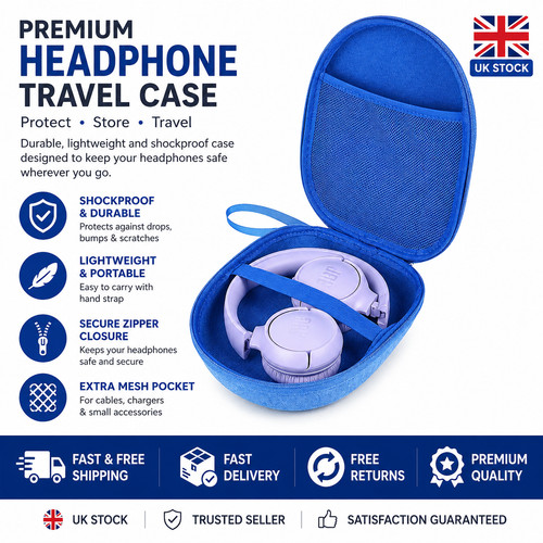 Portable headphone case for - portable,