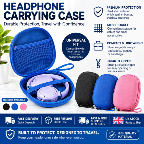 Portable headphone case for - case,