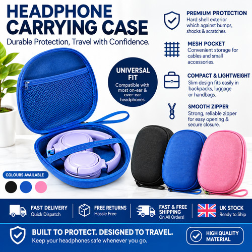 Portable headphone case for - portable,
