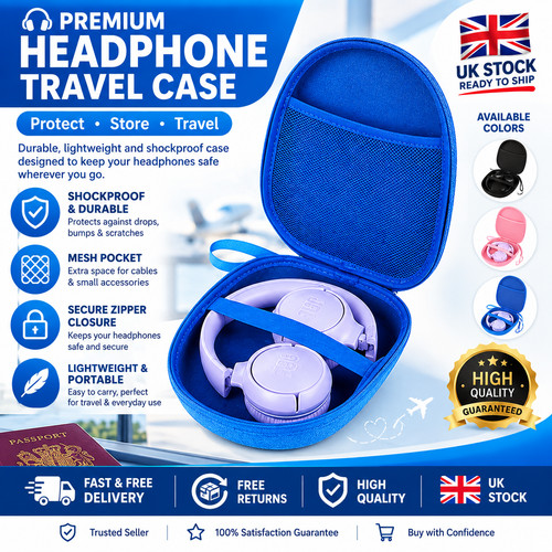 Portable headphone case for - headphone,