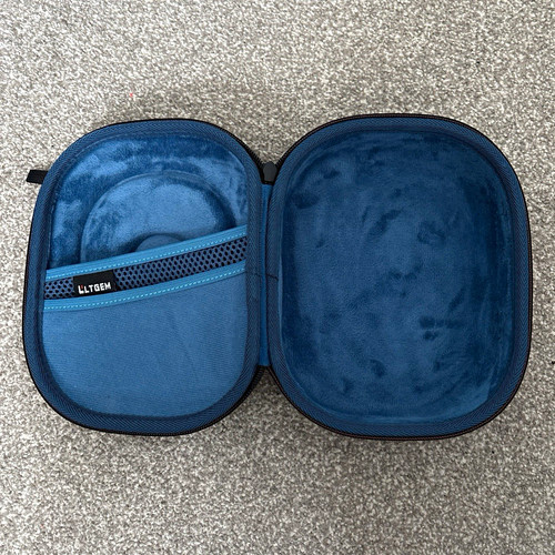 Hard headphone case with - case,