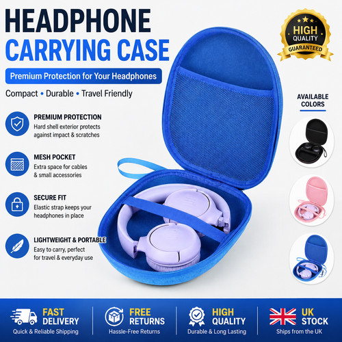 Portable headphone case for - portable,
